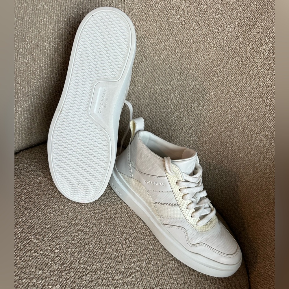 Cole Haan GrandPro Rally Midcut Sneaker - White - Low-top Sneakers - Picture 10 of 11